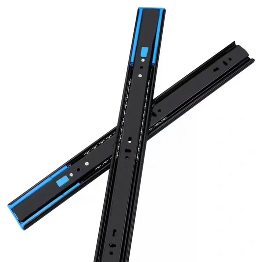 2x Soft-Close Rail Drawer Extension Sliders for Modular Furniture